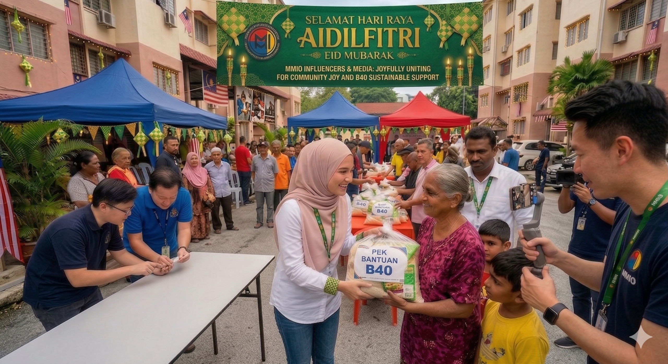 Program Amal Hari Raya 2026 Charity Event with Tengku Hishammuddin Zaizi